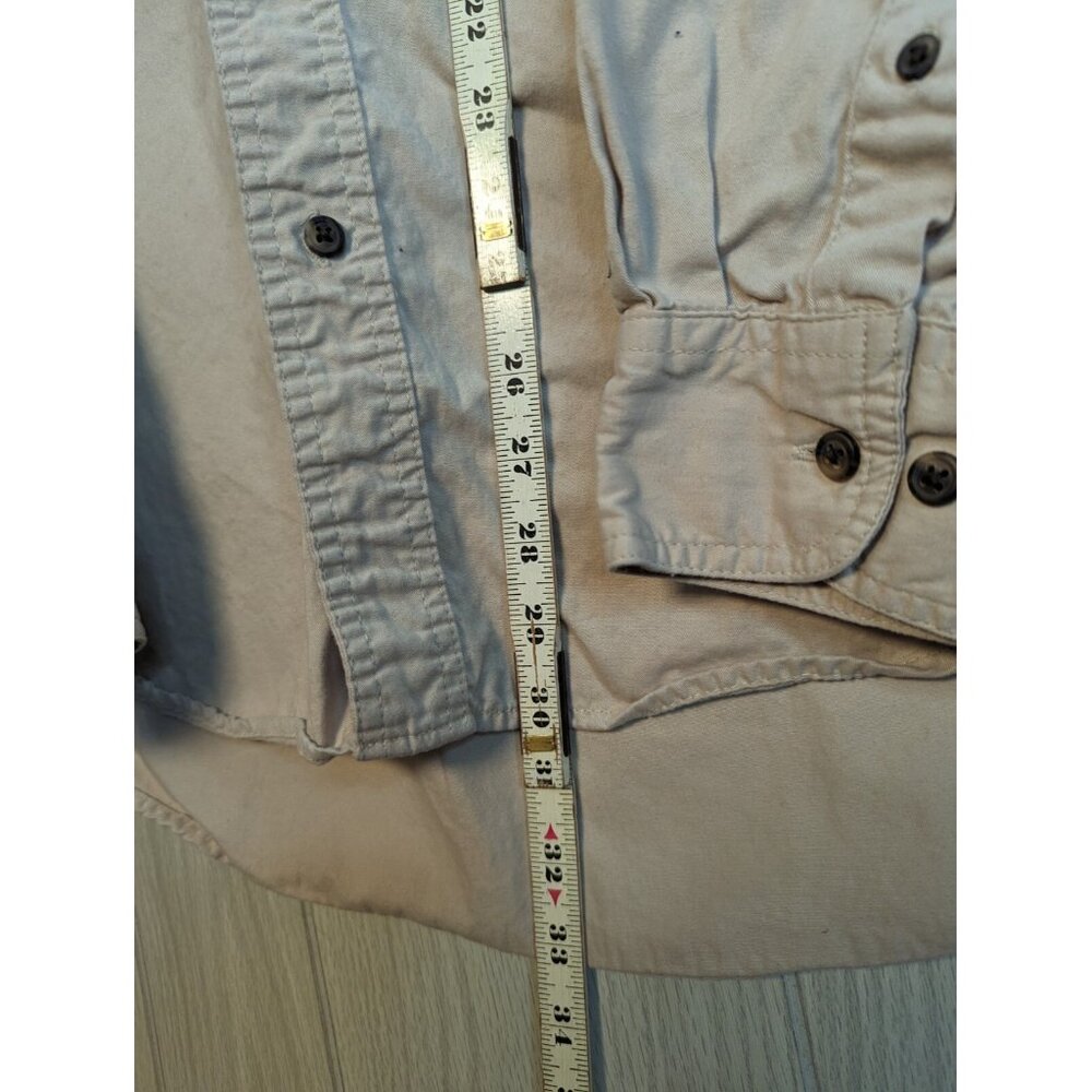 Three Square Royce Apparel Georgia Shirt Mens Tan Button Down Sz Large L - Picture 7 of 8